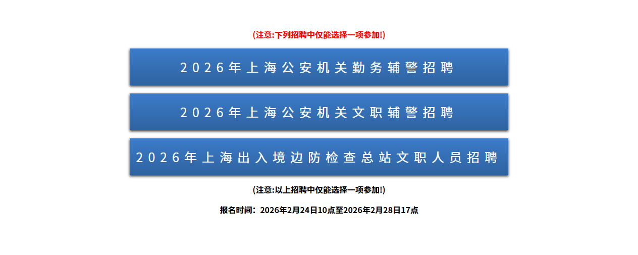 上海辅警报名网站入口截图