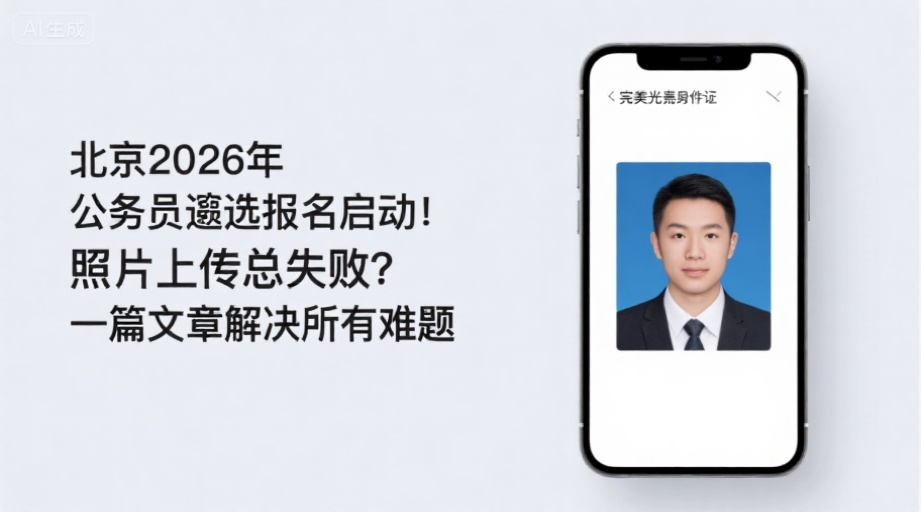 北京2026年度公开遴选公务员报名攻略封面图